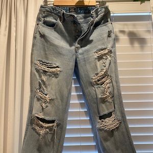 Abercrombie & Fitch 8 Ankle High Rise Mom Jeans